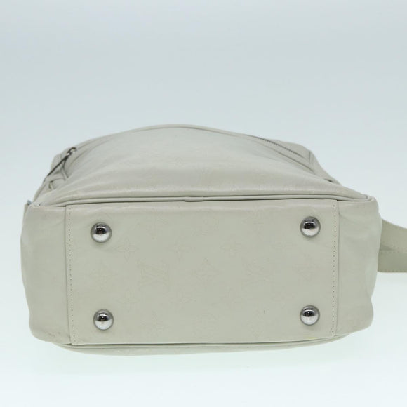 LOUIS VUITTON Monogram Difference Clarkson Bag White M92358 LV Auth bs17544