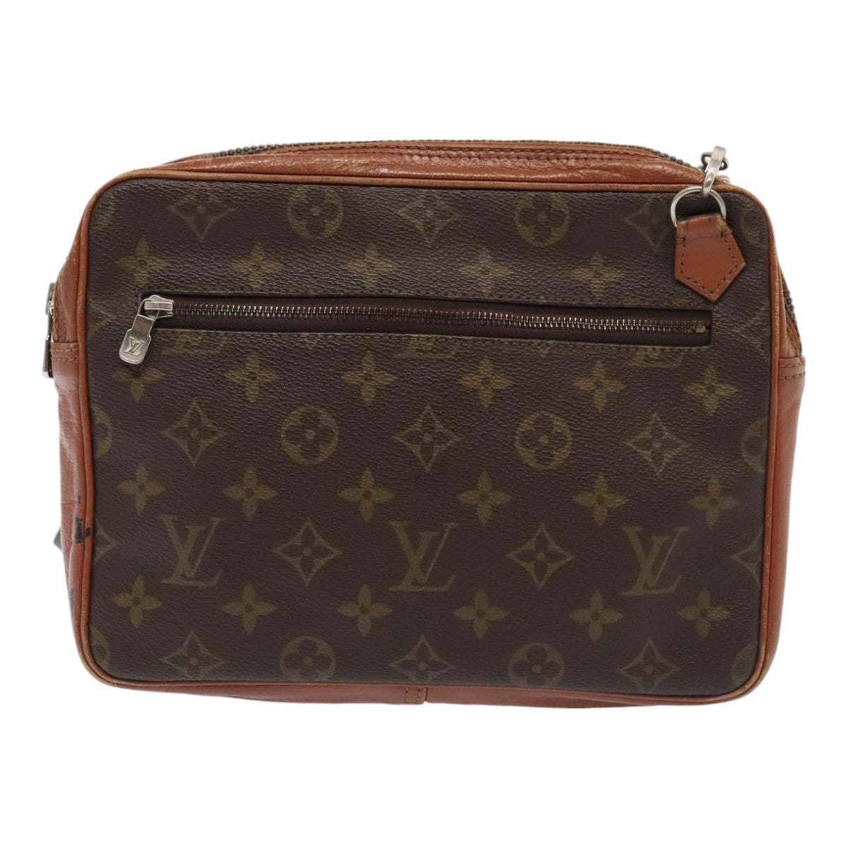 LOUIS VUITTON Monogram Pochette Sports Clutch Bag No.183 LV Auth bs17545