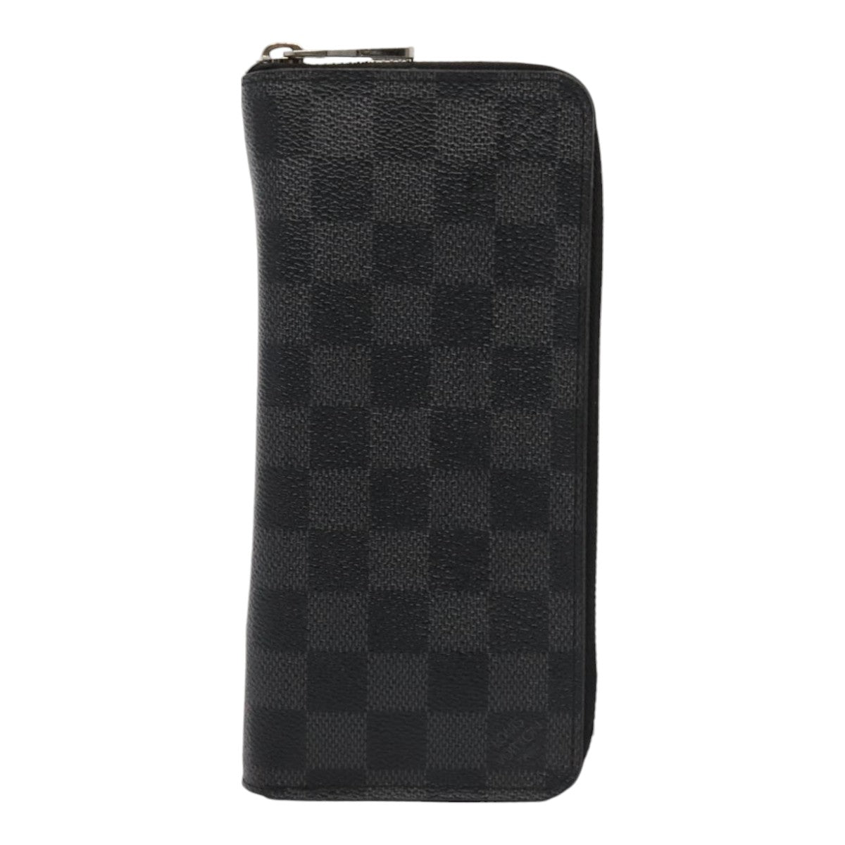 LOUIS VUITTON Damier Graphite Zippy Wallet Vertical N63095 LV Auth bs17562 - 0