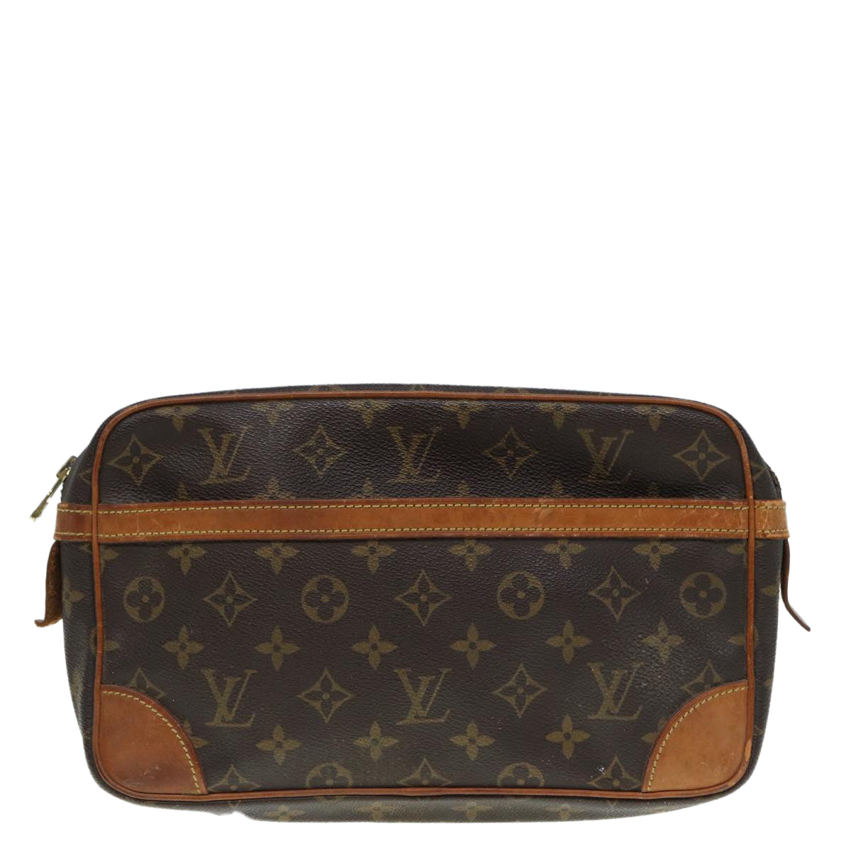 LOUIS VUITTON Monogram Compiegne 28 Clutch Bag M51845 LV Auth bs17563