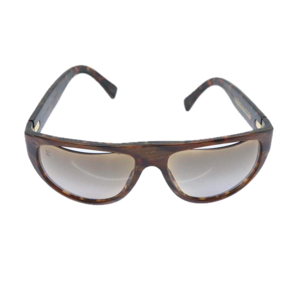 LOUIS VUITTON Sunglasses plastic Brown Z0018W LV Auth bs17575 - 0