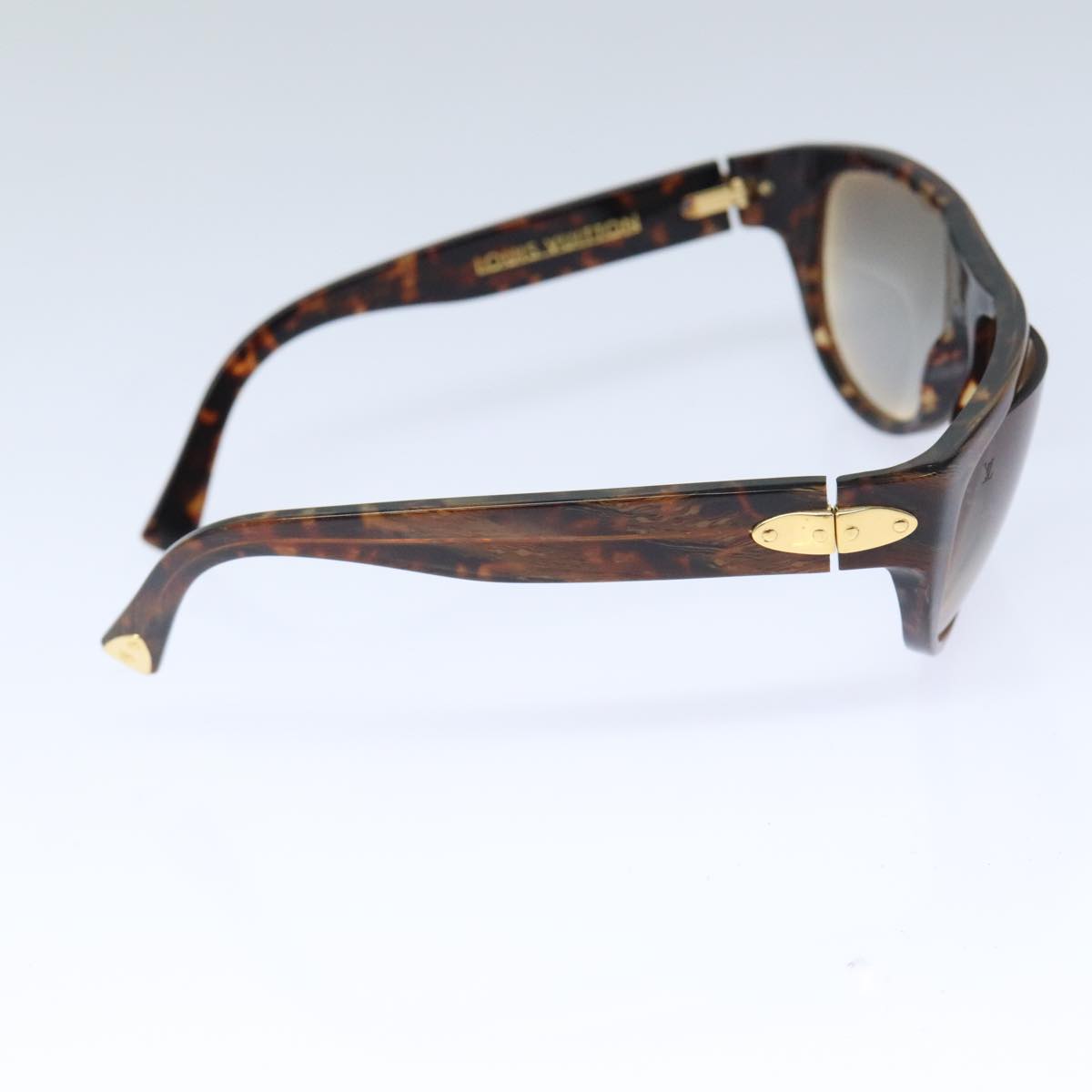 LOUIS VUITTON Sunglasses plastic Brown Z0018W LV Auth bs17575