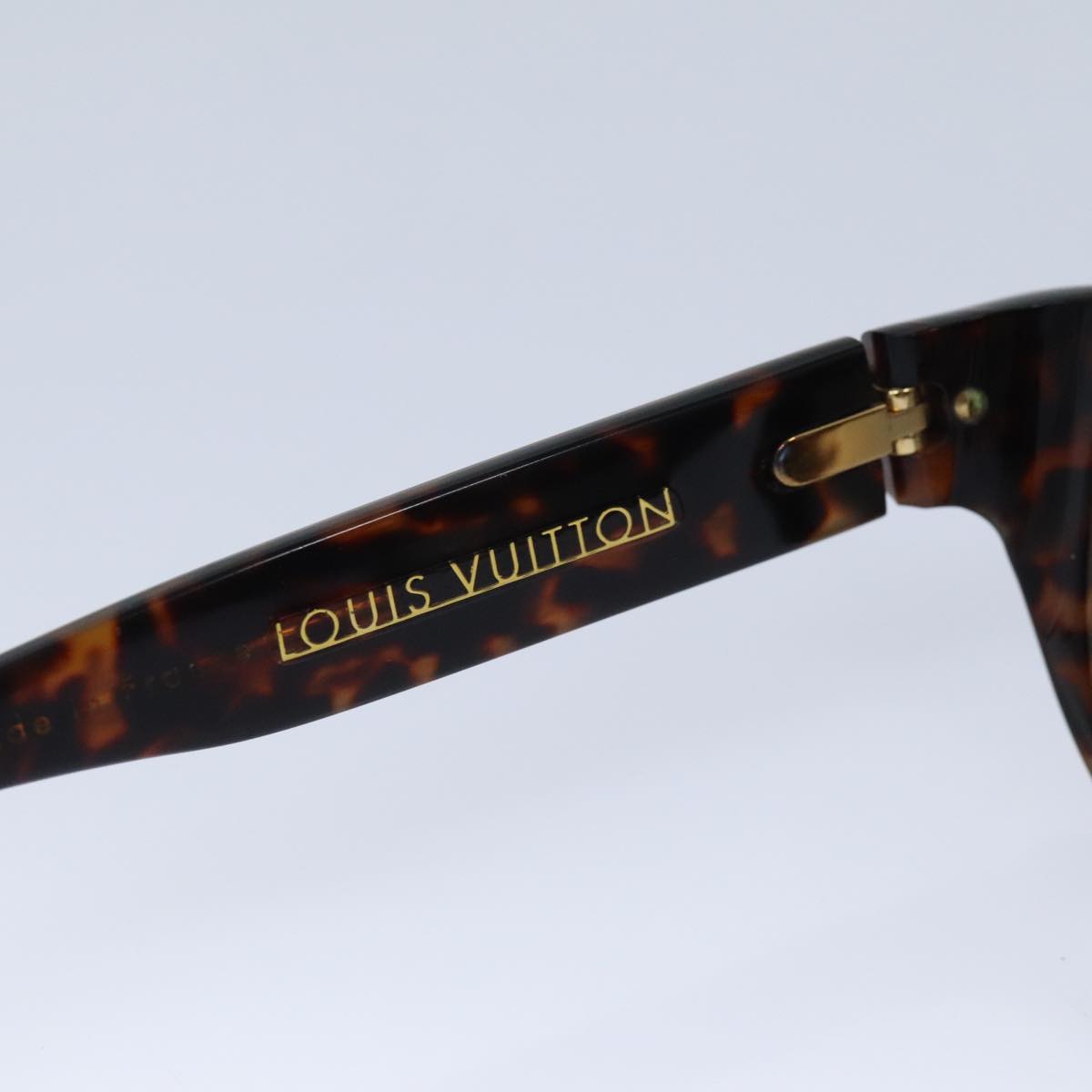 LOUIS VUITTON Sunglasses plastic Brown Z0018W LV Auth bs17575