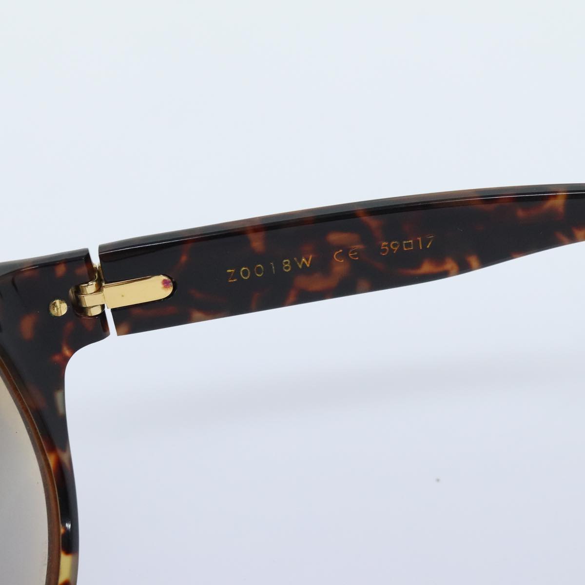 LOUIS VUITTON Sunglasses plastic Brown Z0018W LV Auth bs17575