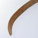 LOUIS VUITTON Monogram Mahina Ceinture Belt Leather Gold M9614W LV Auth bs17576-17