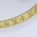 LOUIS VUITTON Monogram Mahina Ceinture Belt Leather Gold M9614W LV Auth bs17576-5