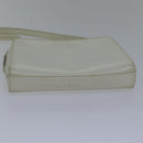 GUCCI Shoulder Bag Leather White Silver 007 1014 0274 Auth bs17611-11