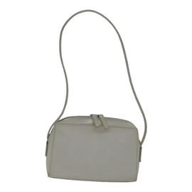 GUCCI Shoulder Bag Leather White Silver 007 1014 0274 Auth bs17611 - 0