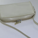 GUCCI Shoulder Bag Leather White Silver 007 1014 0274 Auth bs17611-6