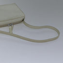 GUCCI Shoulder Bag Leather White Silver 007 1014 0274 Auth bs17611-7