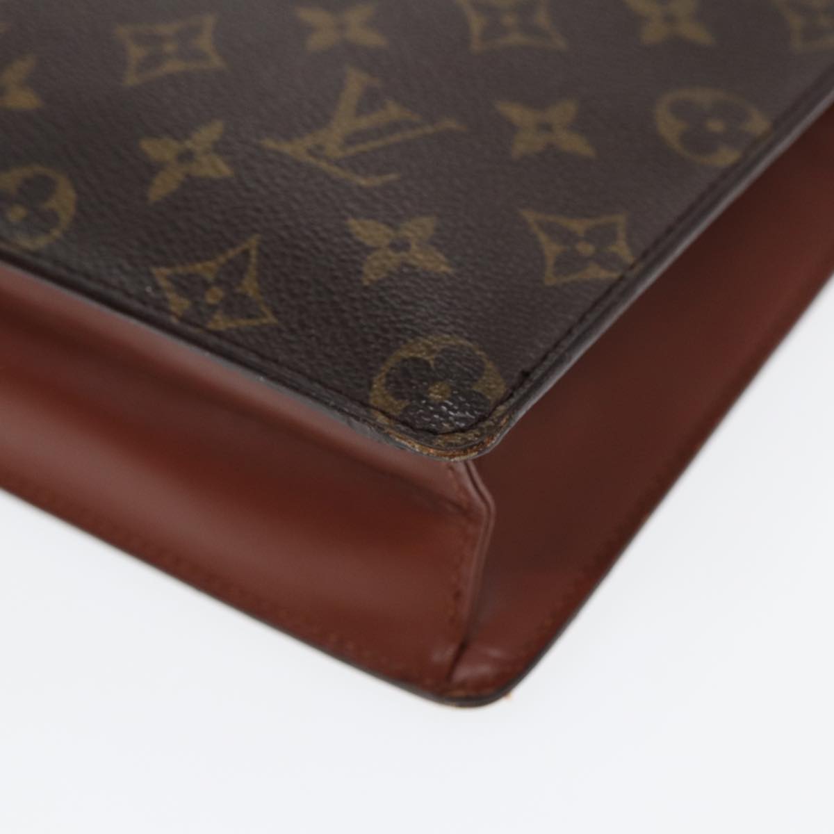 LOUIS VUITTON Monogram Pochette Homme Clutch Bag M51795 LV Auth bs17617