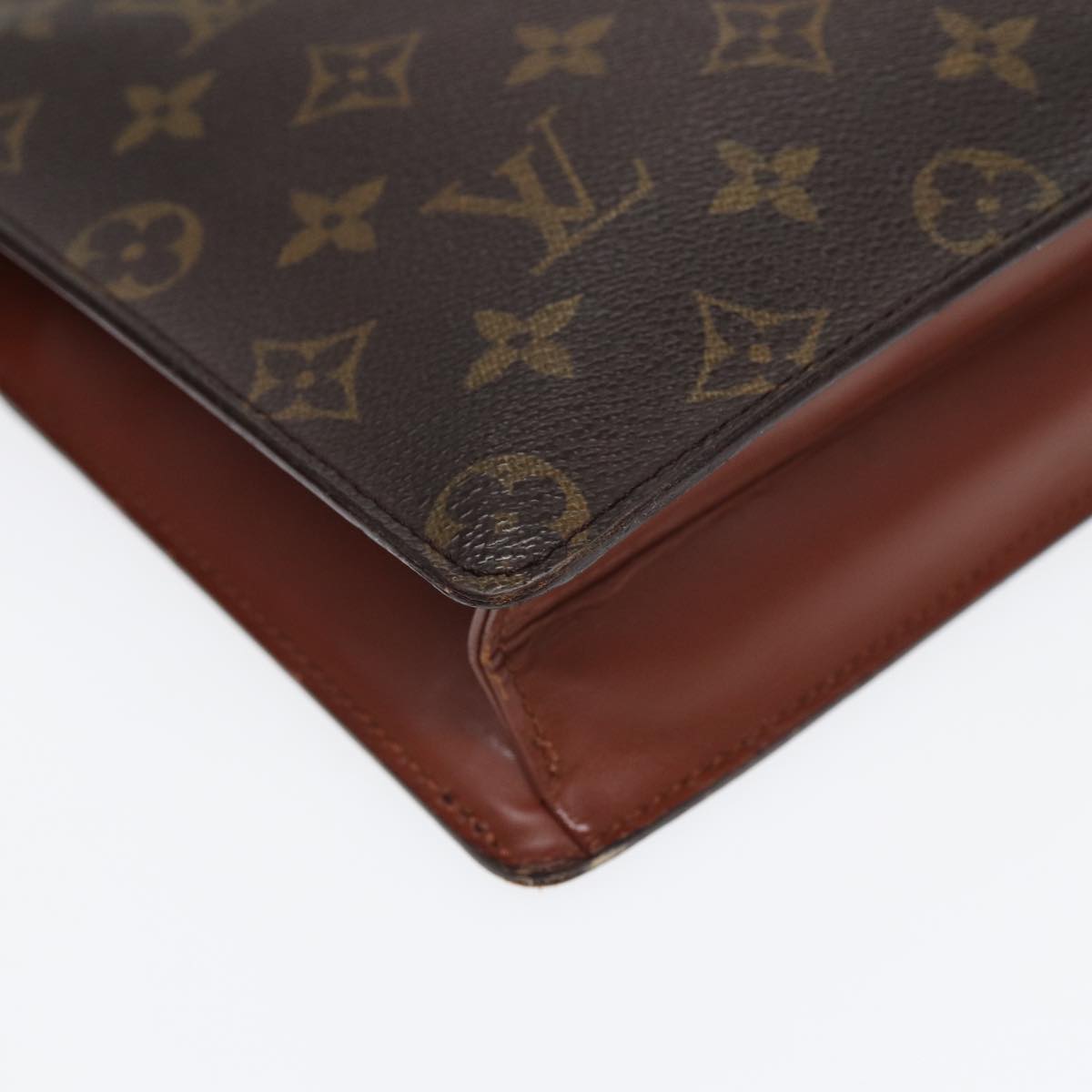 LOUIS VUITTON Monogram Pochette Homme Clutch Bag M51795 LV Auth bs17617