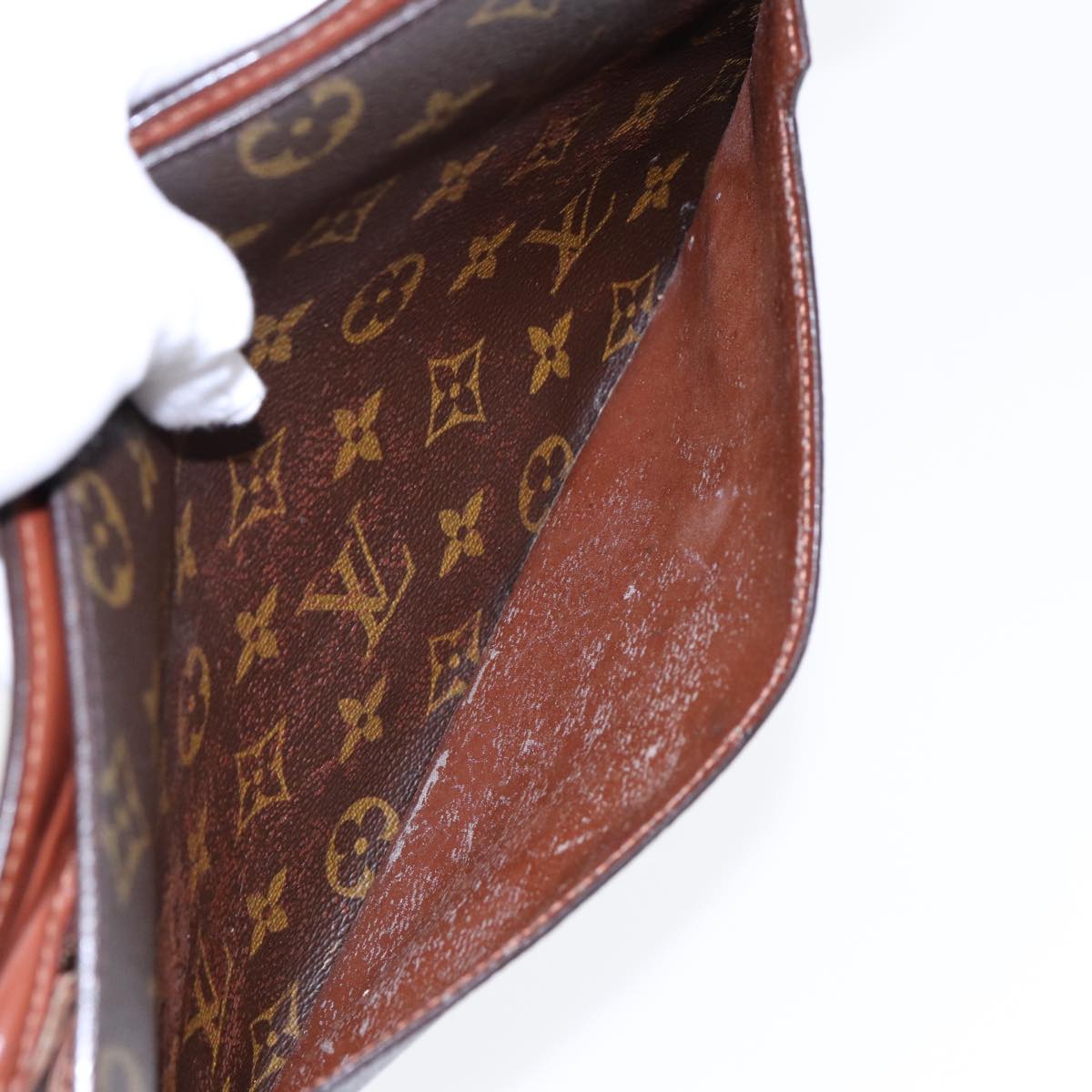 LOUIS VUITTON Monogram Pochette Homme Clutch Bag M51795 LV Auth bs17617