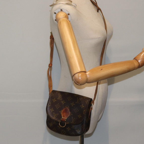 LOUIS VUITTON Monogram Saint Cloud PM Shoulder Bag M51244 LV Auth bs17627