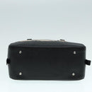 BURBERRY Nova Check Hand Bag Canvas Beige Silver Auth bs17636-6