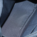 BURBERRY Nova Check Hand Bag Canvas Beige Silver Auth bs17636-12