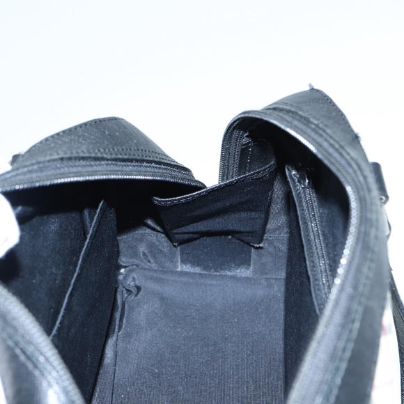 BURBERRY Nova Check Hand Bag Canvas Beige Silver Auth bs17636