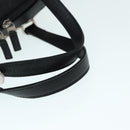 BURBERRY Nova Check Hand Bag Canvas Beige Silver Auth bs17636-8