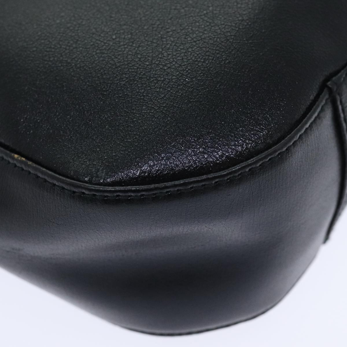 GIVENCHY Shoulder Bag Leather Black Auth bs17645