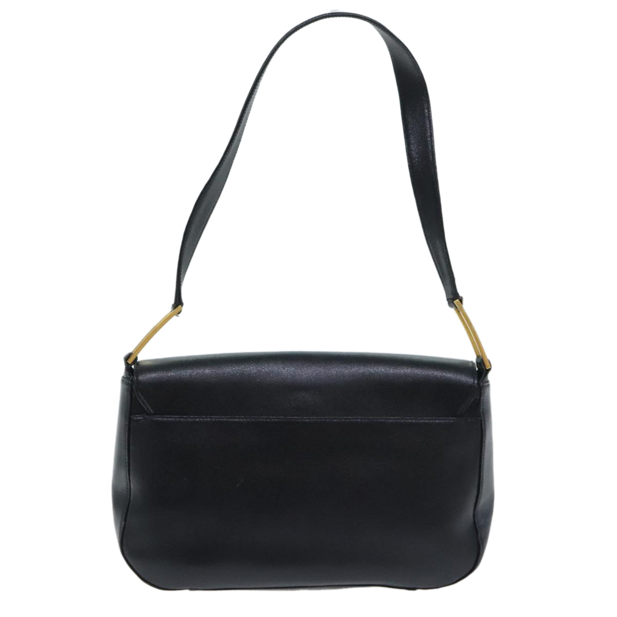 GIVENCHY Shoulder Bag Leather Black Auth bs17645