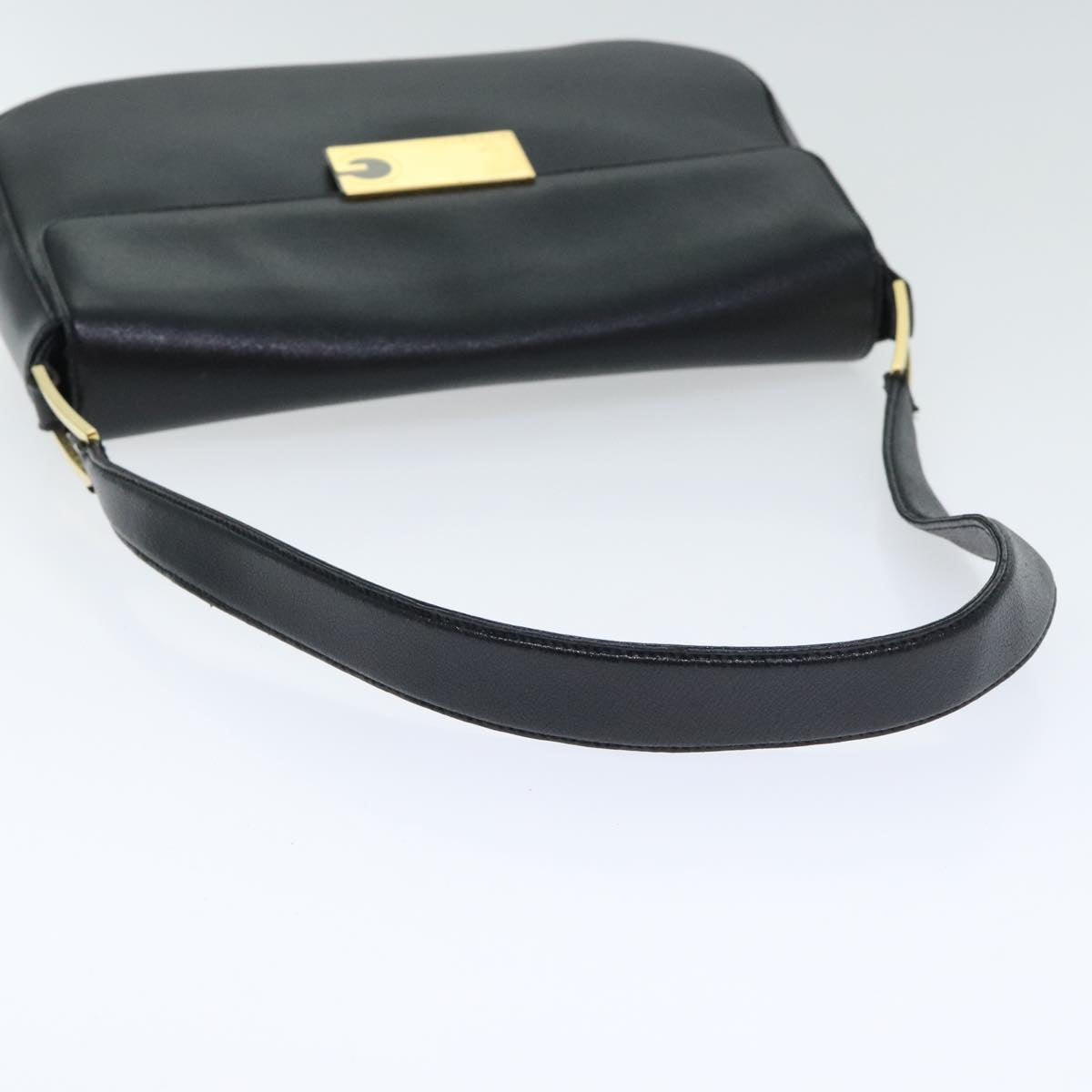 GIVENCHY Shoulder Bag Leather Black Auth bs17645