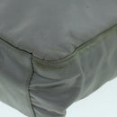 PRADA Tote Bag Nylon Gray Silver Auth bs17648-14