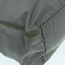 PRADA Tote Bag Nylon Gray Silver Auth bs17648-15