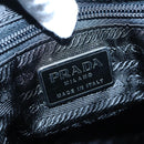 PRADA Tote Bag Nylon Gray Silver Auth bs17648-18