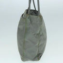 PRADA Tote Bag Nylon Gray Silver Auth bs17648-3