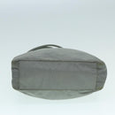 PRADA Tote Bag Nylon Gray Silver Auth bs17648-5