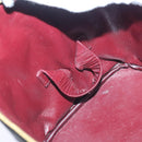 CHANEL Vanity Cosmetic Pouch Lamb Skin Black Gold CC Auth bs17658-20