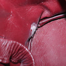 CHANEL Vanity Cosmetic Pouch Lamb Skin Black Gold CC Auth bs17658-12