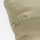 PRADA Tote Bag Nylon Beige Silver Auth bs17670-14