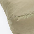 PRADA Tote Bag Nylon Beige Silver Auth bs17670-16