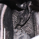 PRADA Tote Bag Nylon Beige Silver Auth bs17670-19