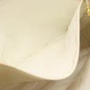 CHANEL Chain Shoulder Bag Calf Skin White Gold CC Auth bs17674-22