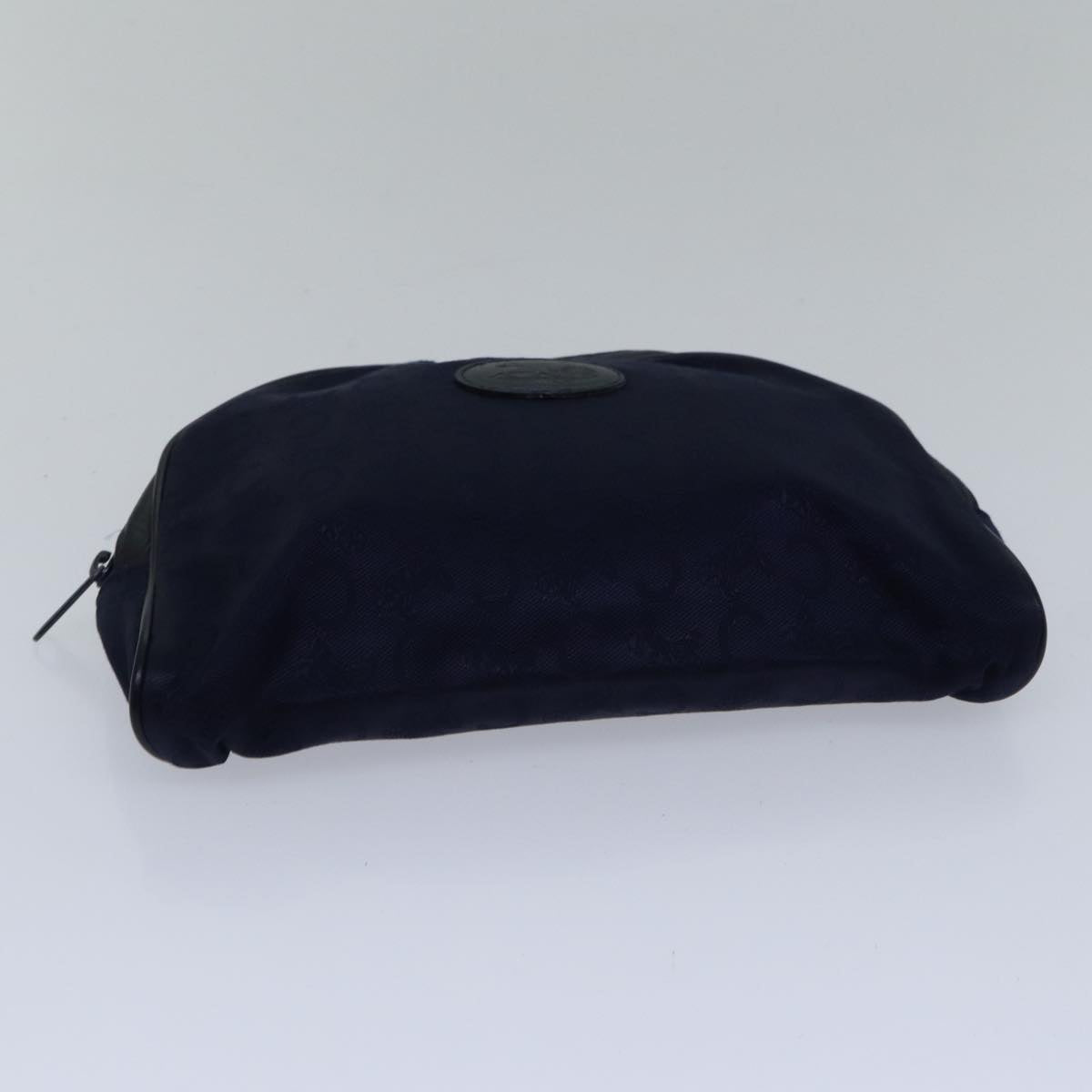 CELINE C Sulky Hand Bag Canvas 2Set Navy Auth bs17690