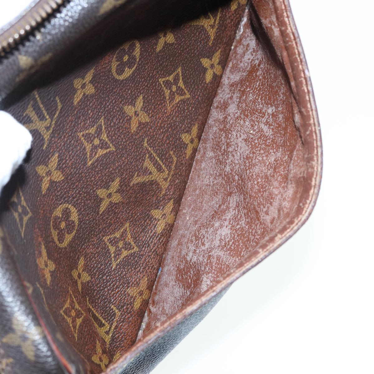 LOUIS VUITTON Monogram Compiegne 23 Clutch Bag M51847 LV Auth bs17738