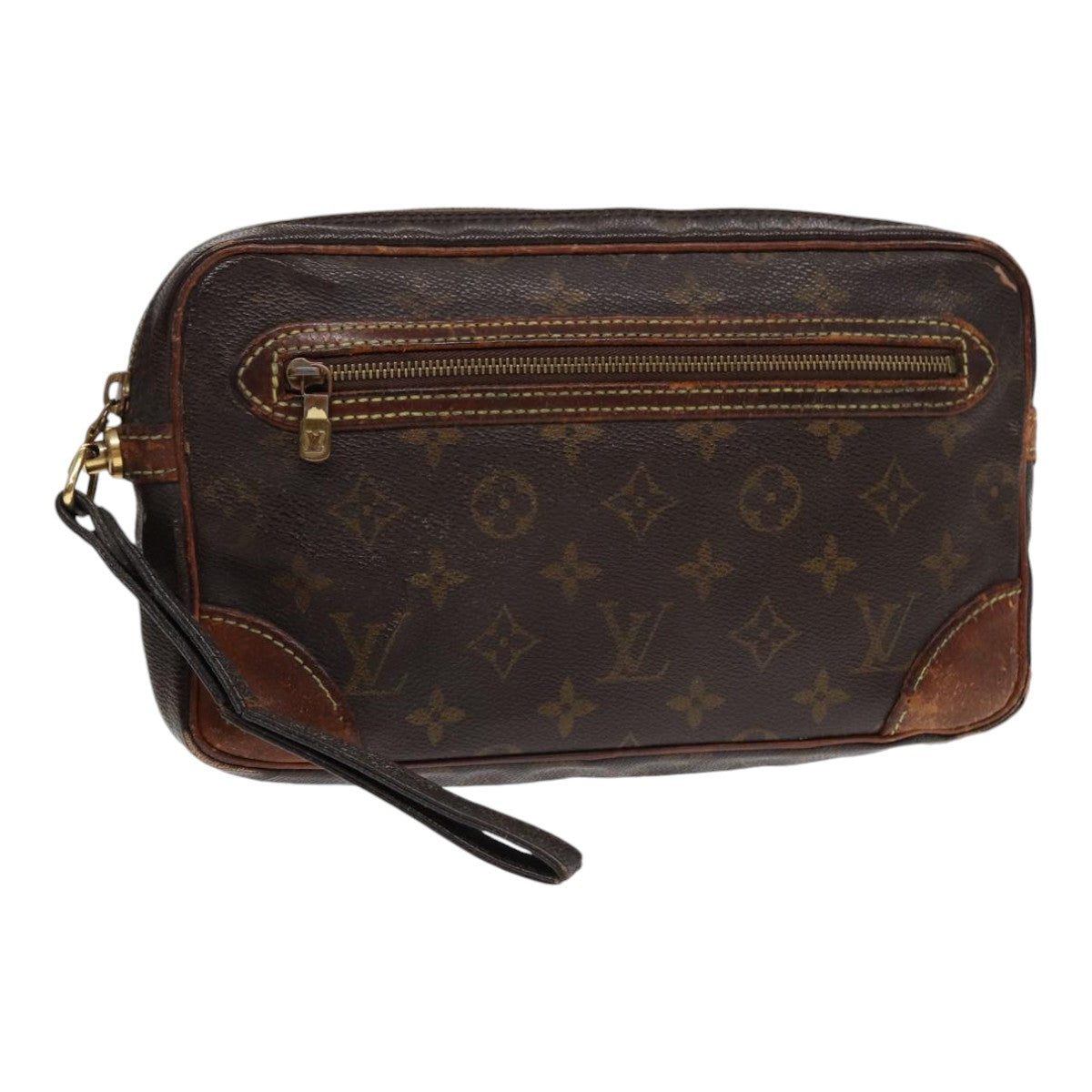 LOUIS VUITTON Monogram Marly Dragonne GM Clutch Bag M51825 LV Auth bs17741