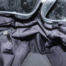 CHANEL Paris Biarritz MM Tote Bag Coated Canvas Black Silver CC Auth bs17785-18