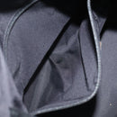 CHANEL Paris Biarritz MM Tote Bag Coated Canvas Black Silver CC Auth bs17785-20