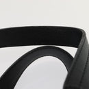 CHANEL Paris Biarritz MM Tote Bag Coated Canvas Black Silver CC Auth bs17785-13