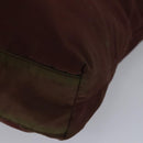 PRADA robot Hand Bag Nylon Brown Auth bs17789-9