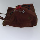 PRADA robot Hand Bag Nylon Brown Auth bs17789-4