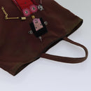 PRADA robot Hand Bag Nylon Brown Auth bs17789-5