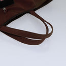 PRADA robot Hand Bag Nylon Brown Auth bs17789-6