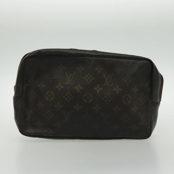 LOUIS VUITTON Monogram Trousse Toilette Clutch Bag 2 Set LV Auth bs17805