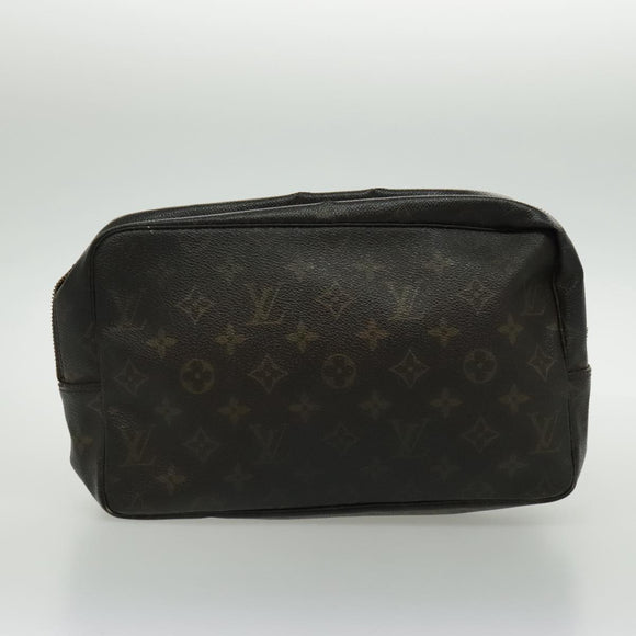 LOUIS VUITTON Monogram Trousse Toilette Clutch Bag 2 Set LV Auth bs17805