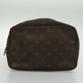 LOUIS VUITTON Monogram Trousse Toilette Clutch Bag 2Set LV Auth bs17805 - 0