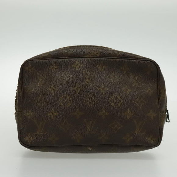 LOUIS VUITTON Monogram Trousse Toilette Clutch Bag 2 Set LV Auth bs17805